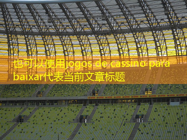 jogos de cassino para baixar