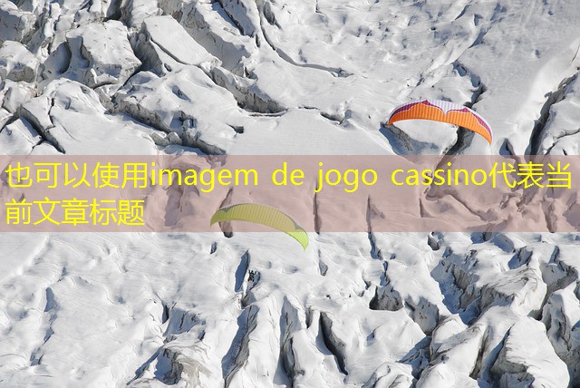 imagem de jogo cassino