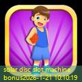 solar disc slot machine bonus
