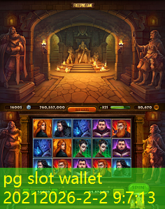 pg slot wallet 2021